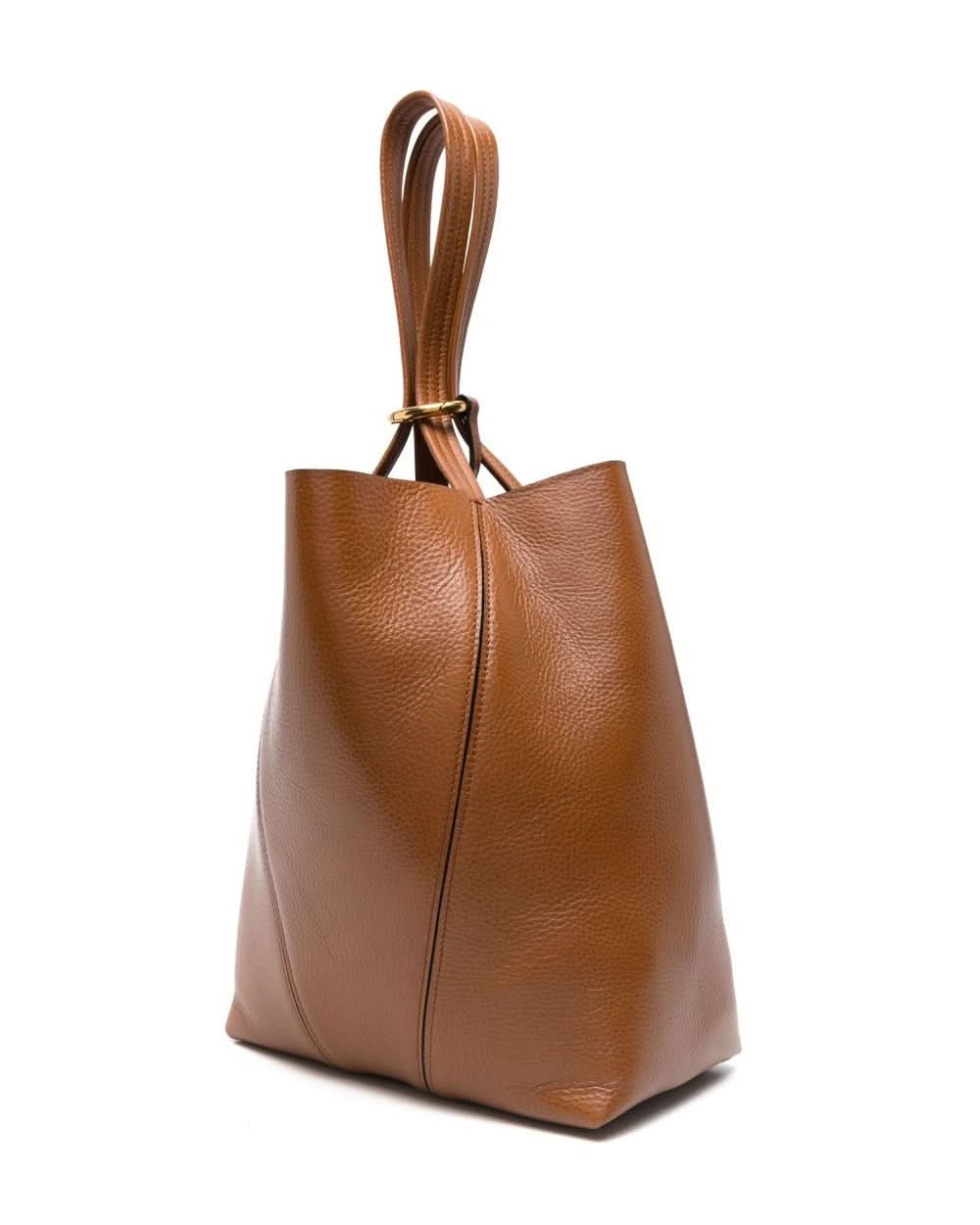 Chloé Brown Leather Bag Shopper