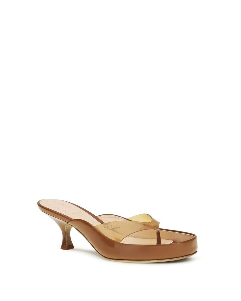 Chloé Brown Stiletto Heel Sandals Glam Steals