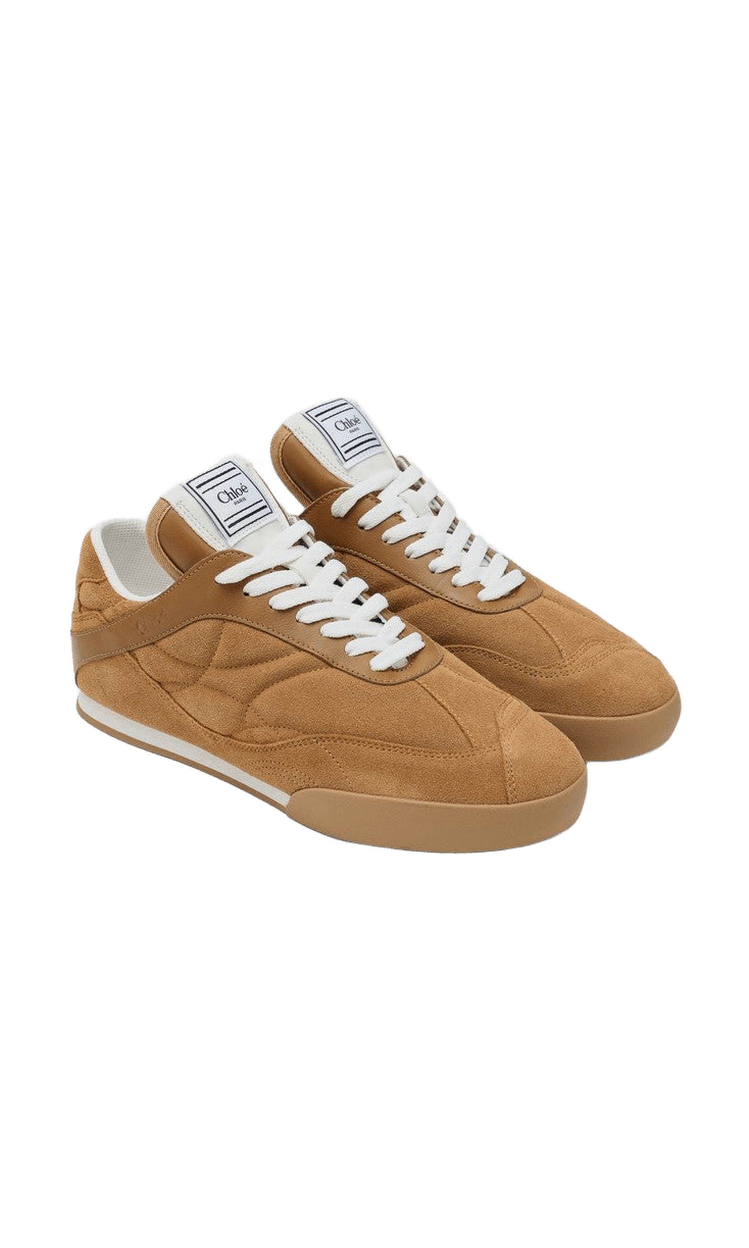 Chloé Brown Suede Kick Cinnamon Sneakers Glam Steals