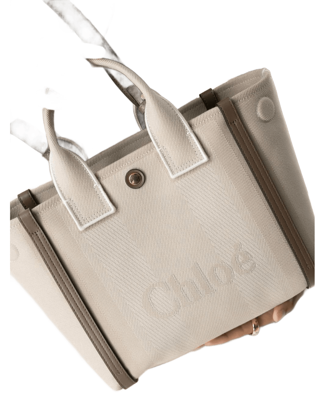Chloé Canvas Carry Small Tote Bag Glam Steals