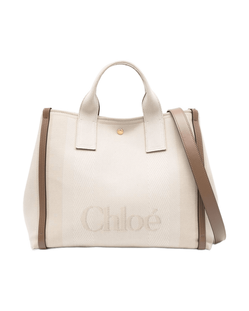 Chloé Canvas Carry Tote Bag Glam Steals