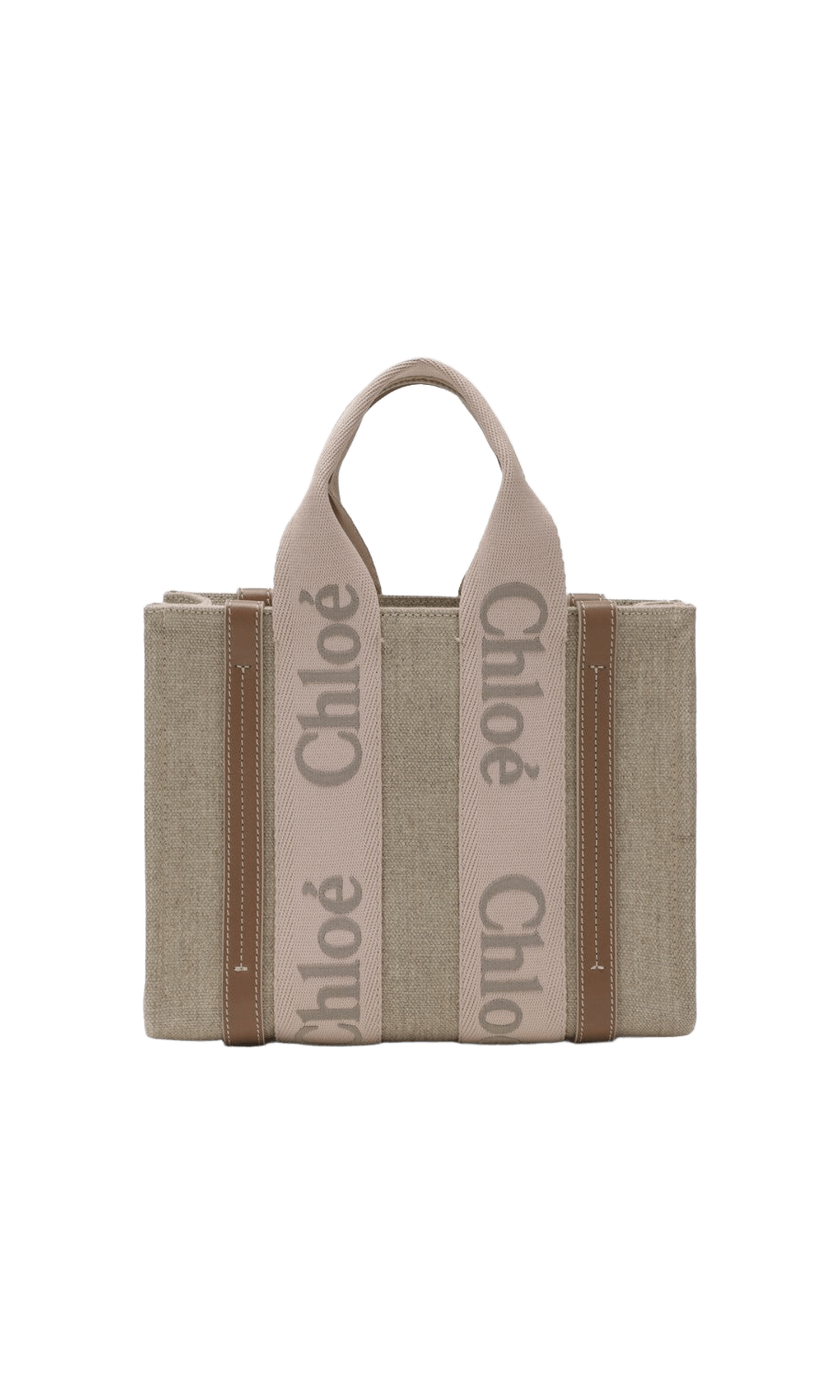 Chloé Canvas Woody Beige Bag Glam Steals