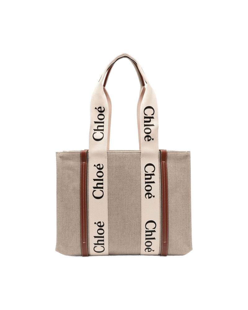 Chloé Canvas Woody Medium Tote Bag Glam Steals