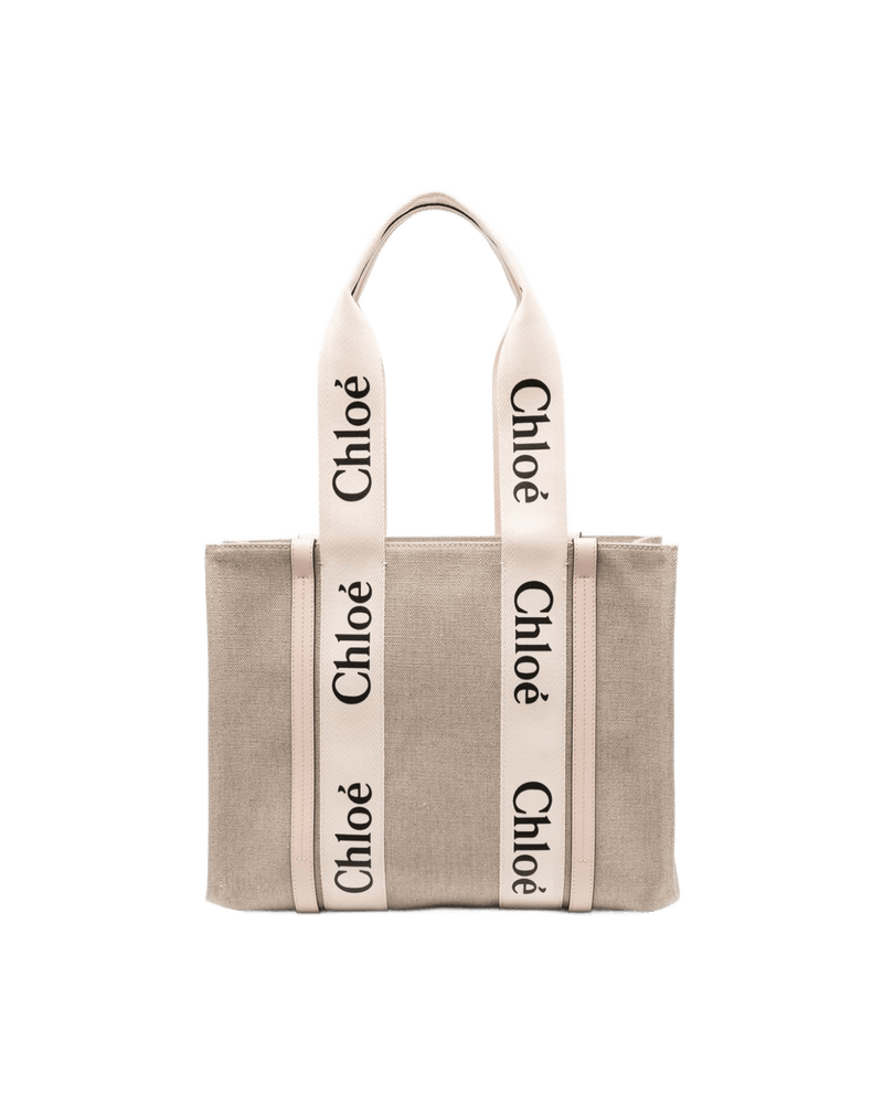Chloé Canvas Woody Medium Tote Bag Glam Steals
