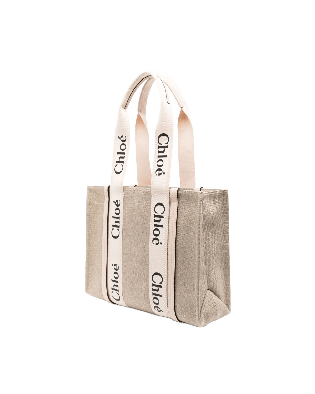Chloé Canvas Woody Medium Tote Bag Glam Steals