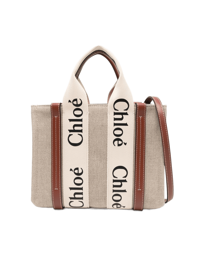 Chloé Canvas Woody Small Tote Bag Glam Steals