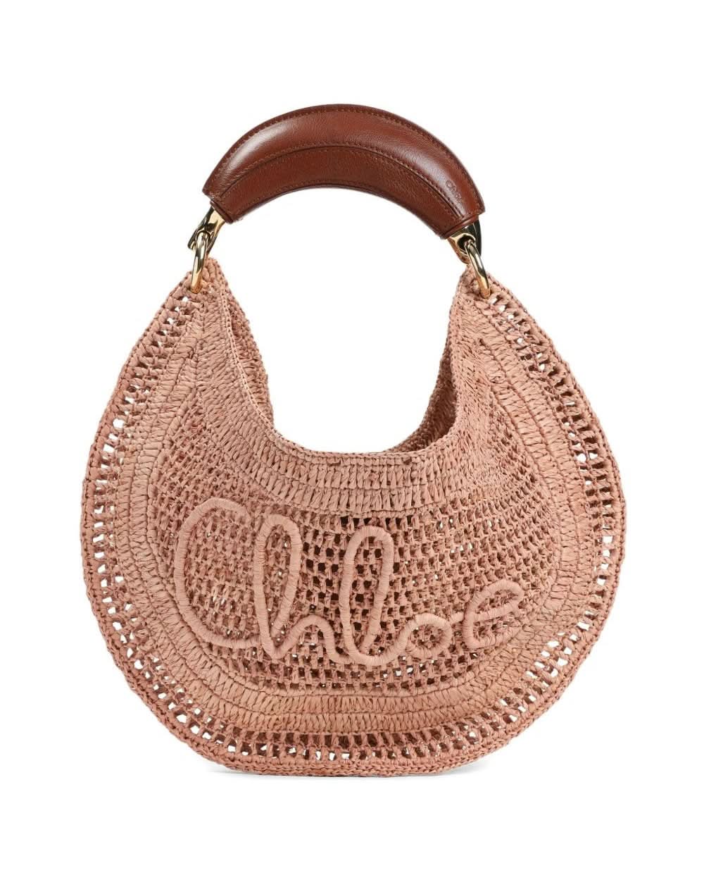 Chloé Summer Banana Raffia Hobo Bag Glam Steals