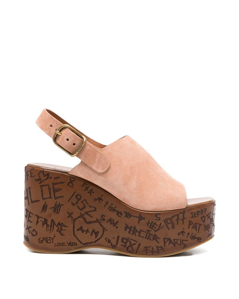 Chloé Maxime Wedge Sandals Glam Steals