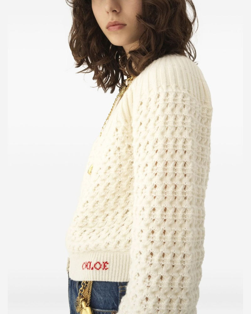 Chloé Chloè Sweaters White Glam Steals