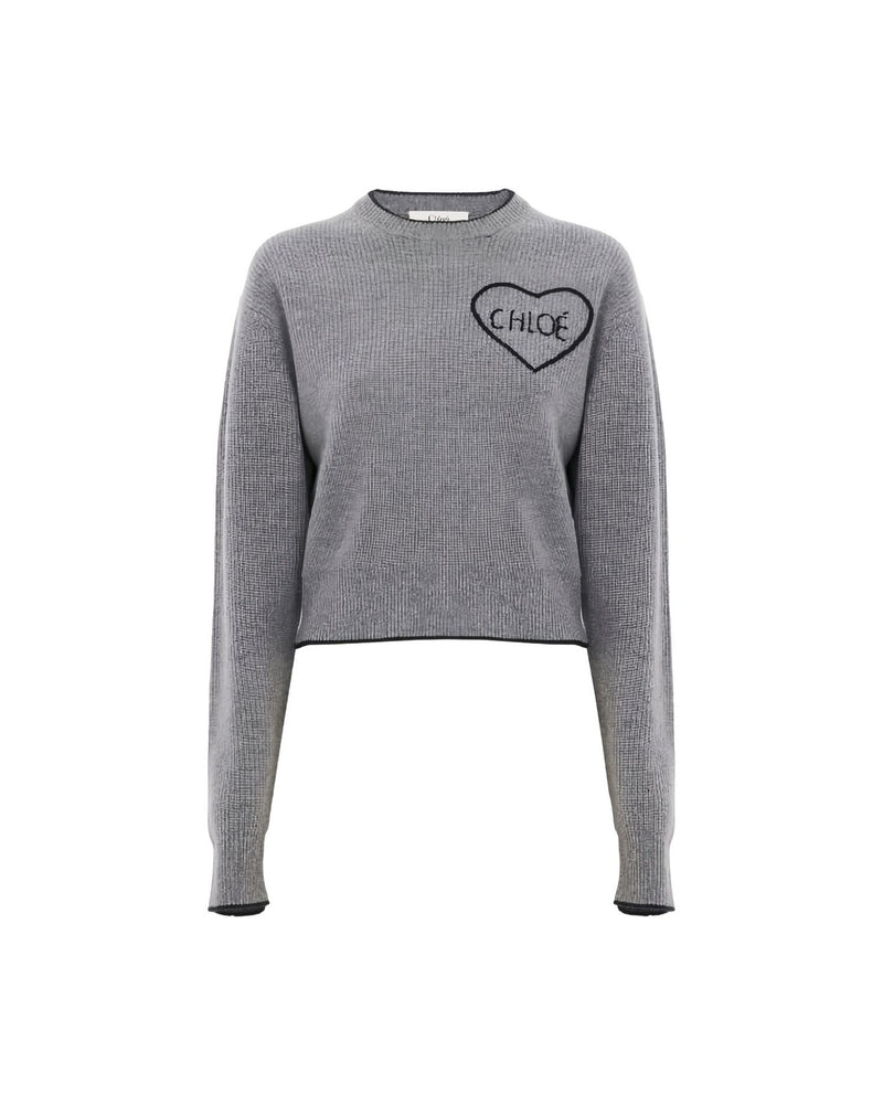 Chloé Dove Grey Sweater Glam Steals