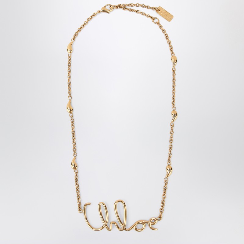 Chloé Gold Iconic Necklace Glam Steals