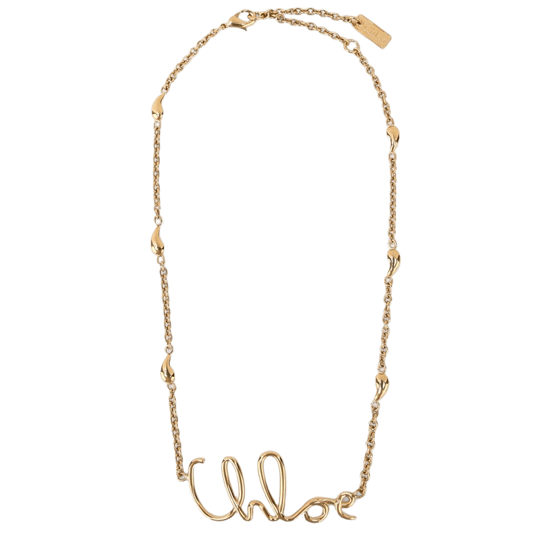 Chloé Gold Iconic Necklace Glam Steals