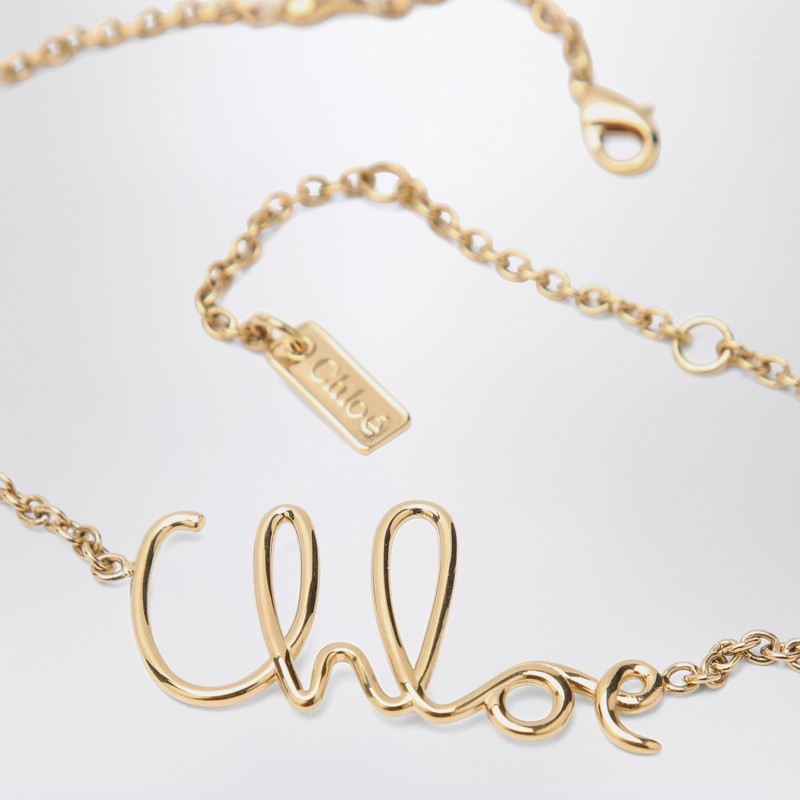 Chloé Gold Iconic Necklace Glam Steals