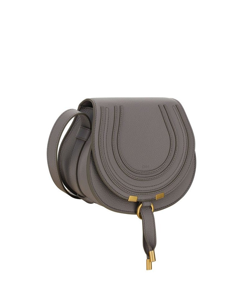 Chloé Gray Calf Leather Bos Taurus Shoulder Bag Glam Steals