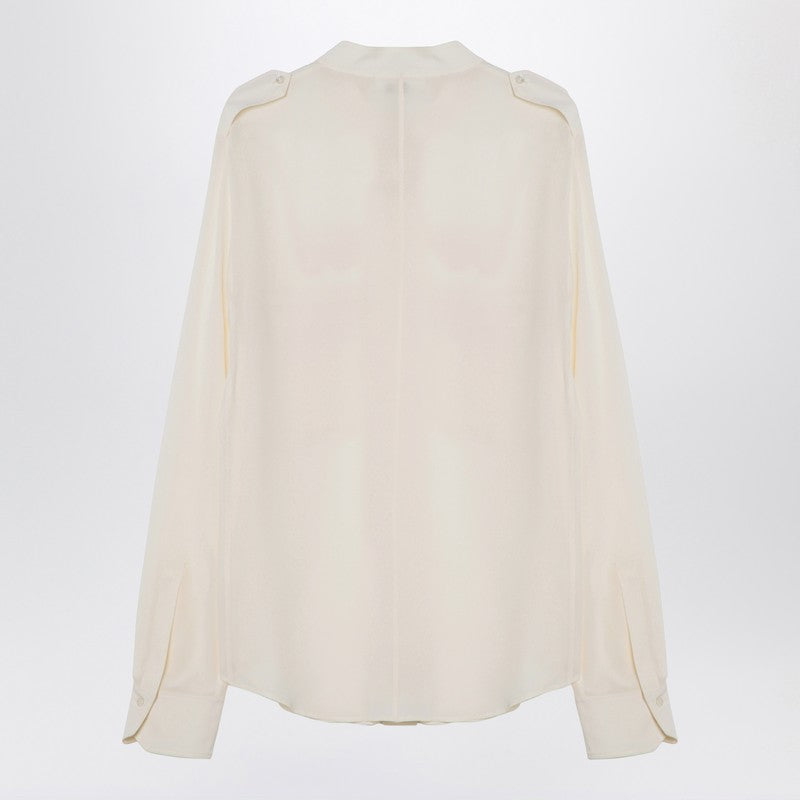 Chloé Ivory Silk Blouse Glam Steals