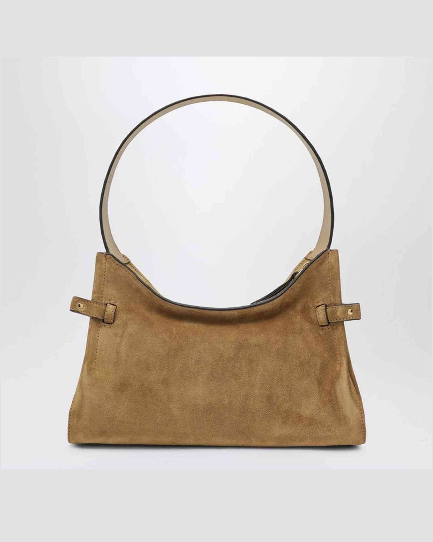 Chloé Khaki Suede Leather Charms Hobo Bag Glam Steals
