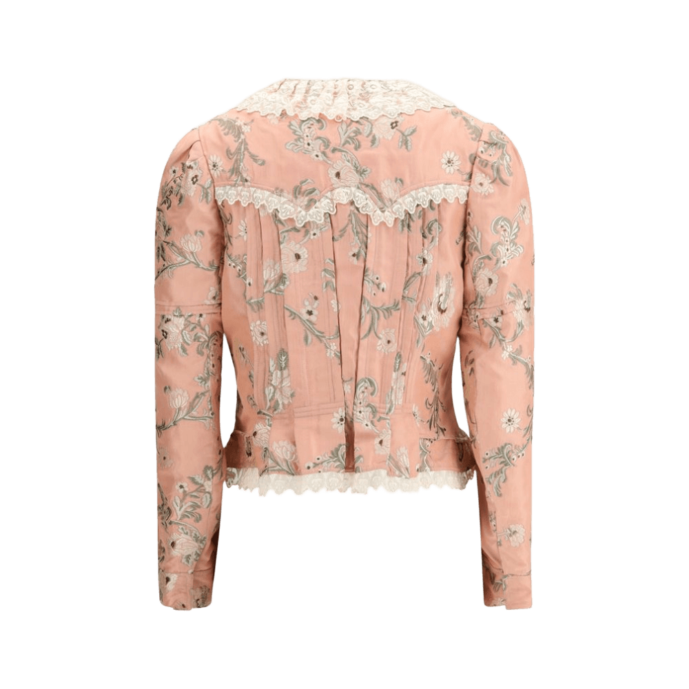 Chloé Lace Fitted Jacket in Jacquard Taffeta and Glam Steals