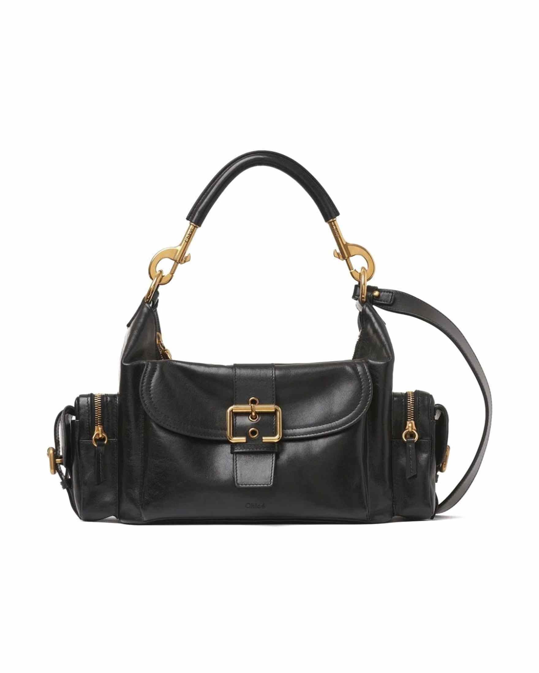 Chloé Leather Camera Bag in Shiny Glam Steals