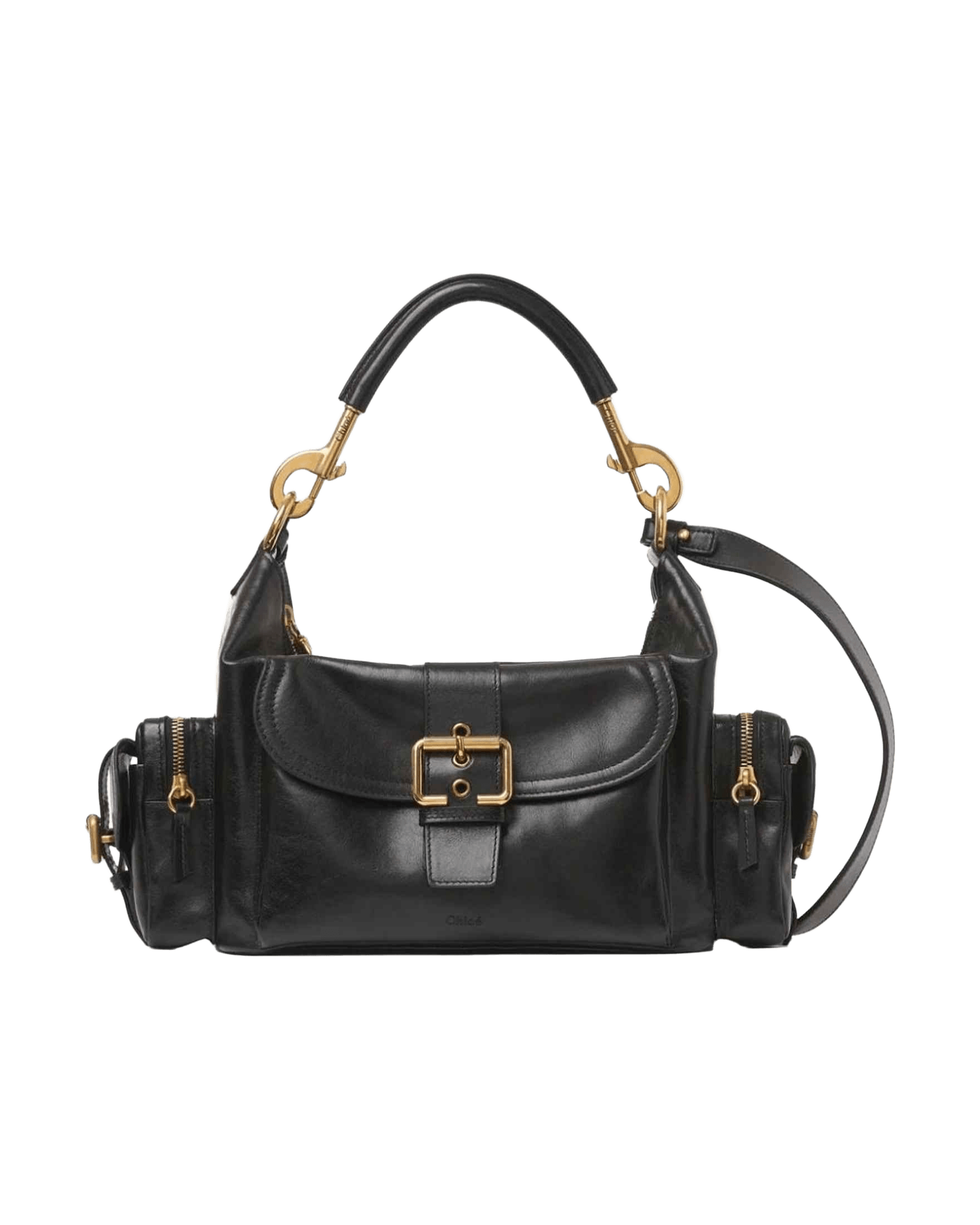 Chloé Leather Camera Bag in Shiny Glam Steals