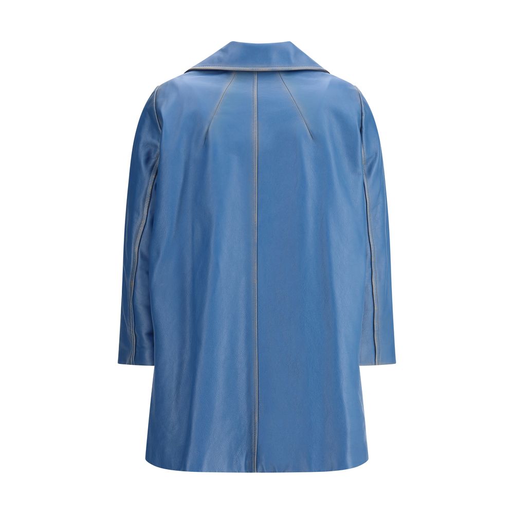 Chloé Leather Coat Glam Steals