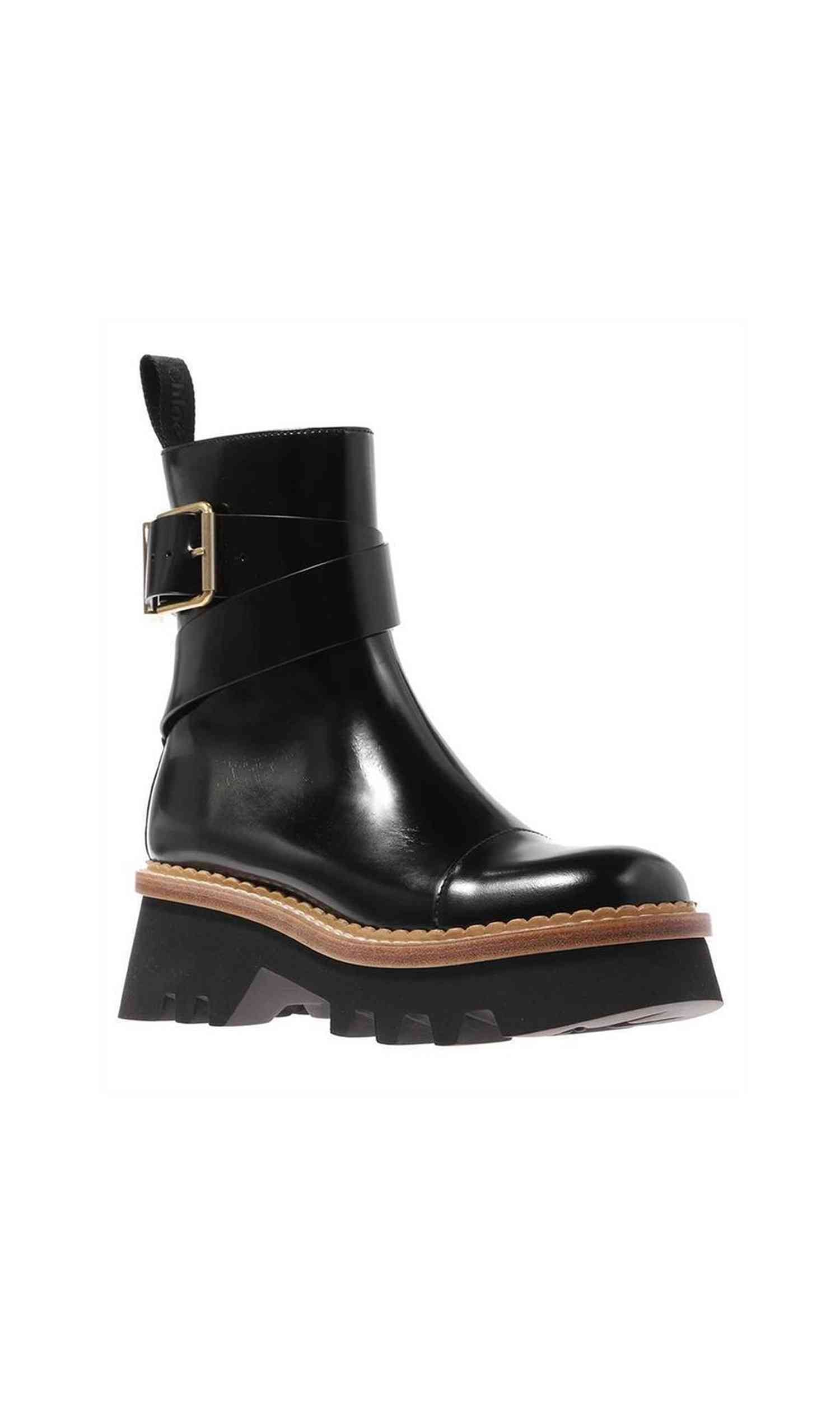 Chloé Leather Owena Boots Glam Steals