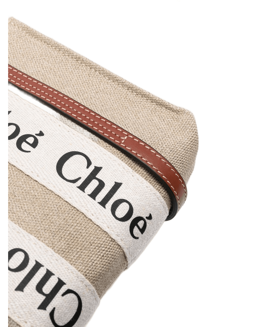 Chloé Linen Woody Small Tote Bag Glam Steals