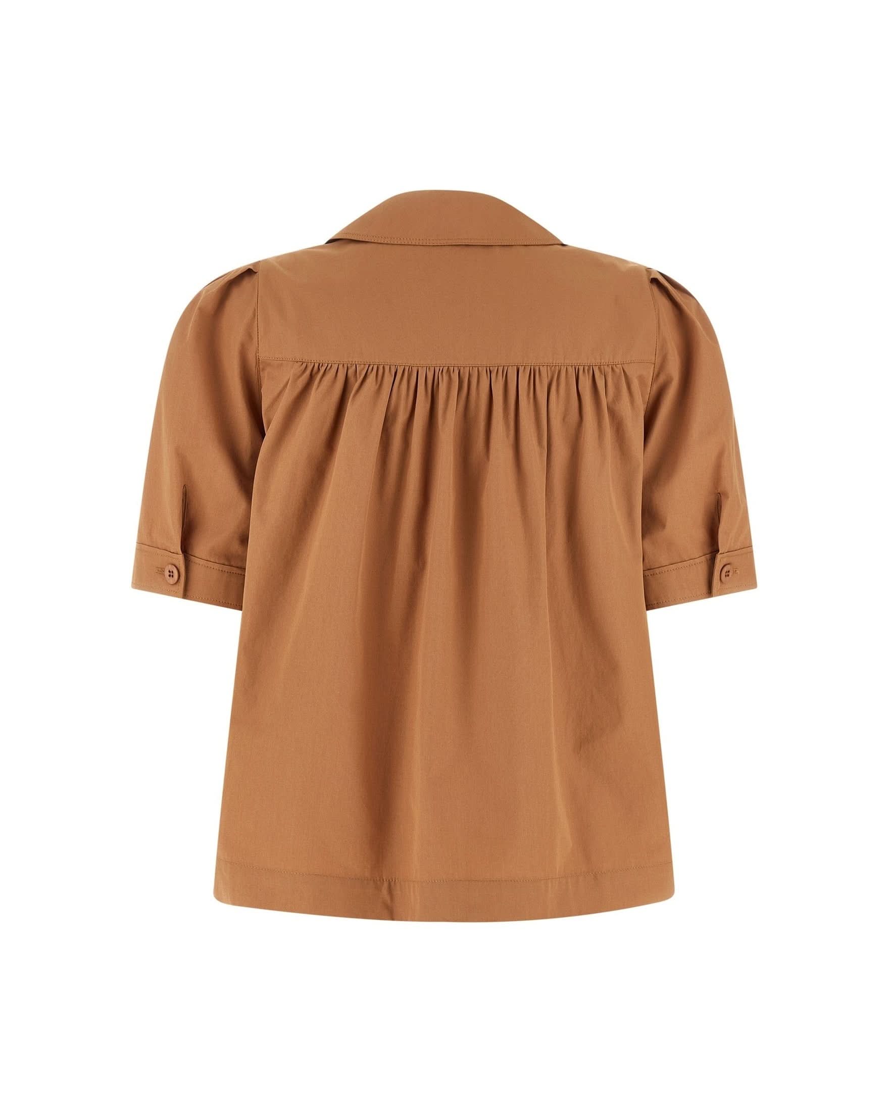 Chloé Logo Embroidery Shirt Glam Steals