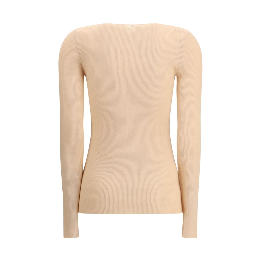 Chloé Merino Wool Henley Sweater Glam Steals