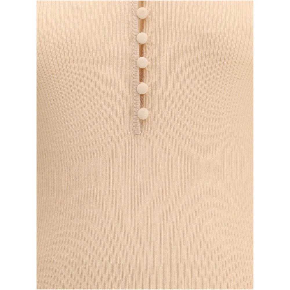 Chloé Merino Wool Henley Sweater Glam Steals