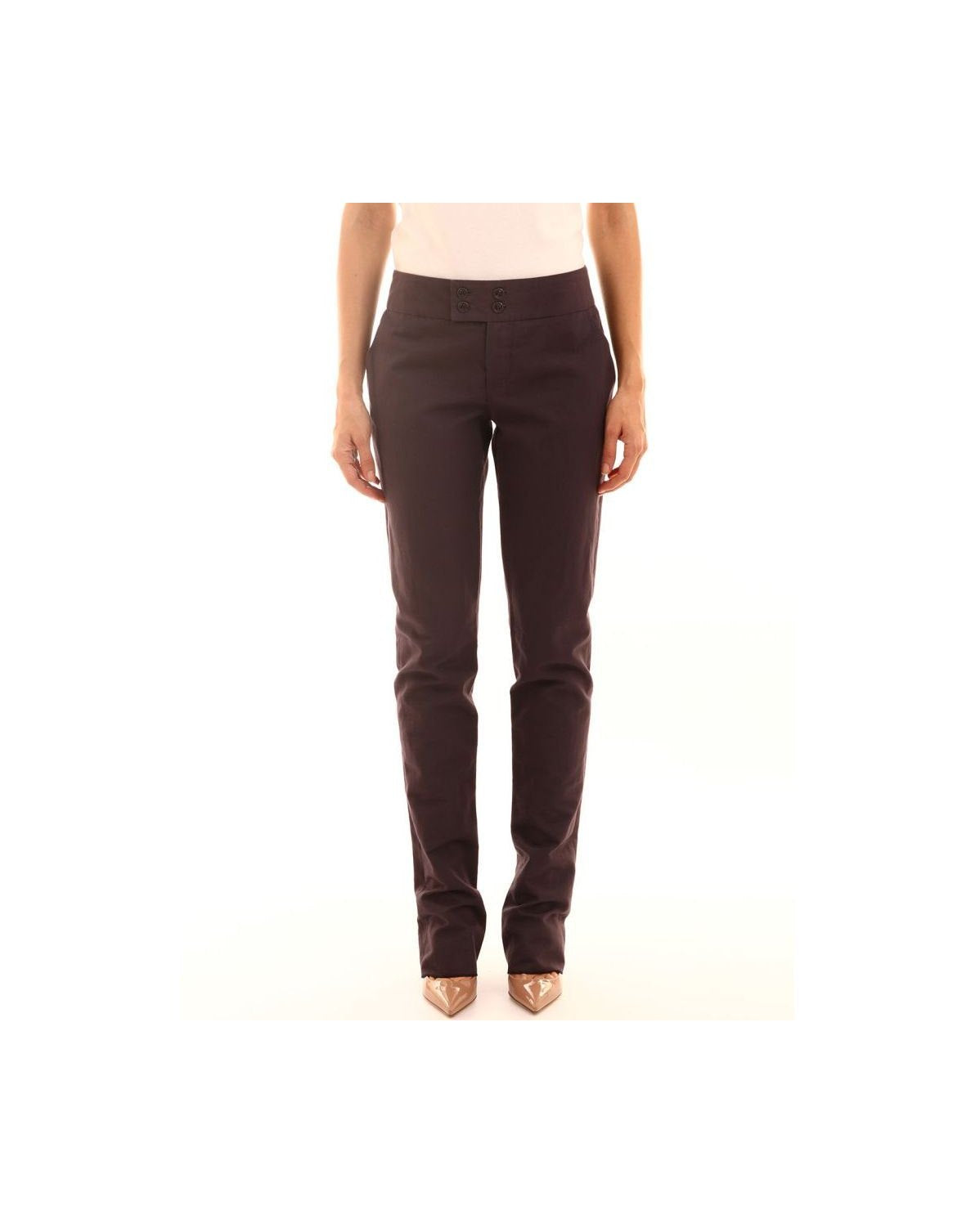 Chloé Multicolor Cotton Casual Pant