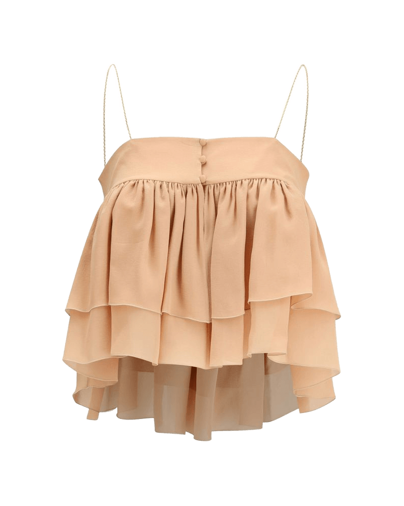 Chloé Multicolor Silk Top Glam Steals