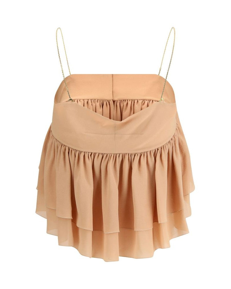 Chloé Multicolor Silk Top Glam Steals