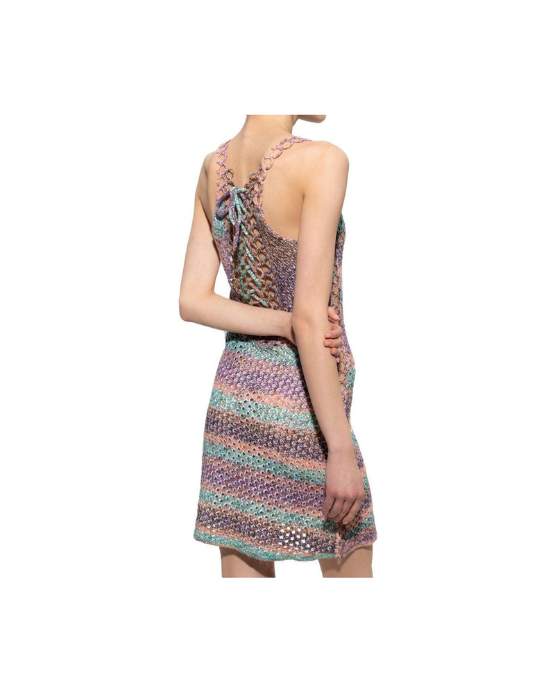 Chloé Multicolor Wool Dress Glam Steals