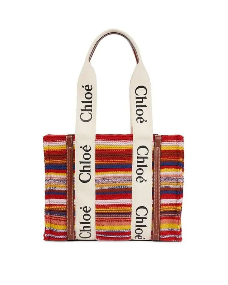 Chloé Multicolor Wool Tote Bag Glam Steals