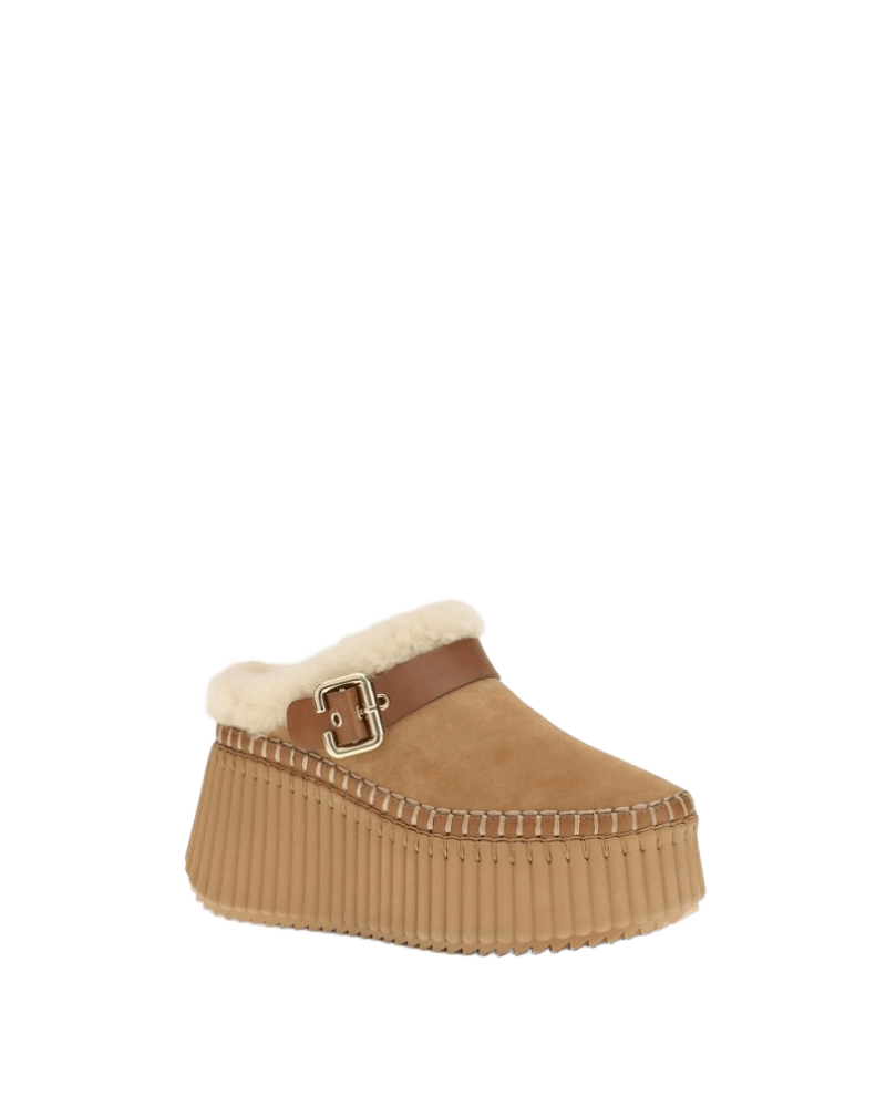 Chloé Nama Wedge Mules Glam Steals