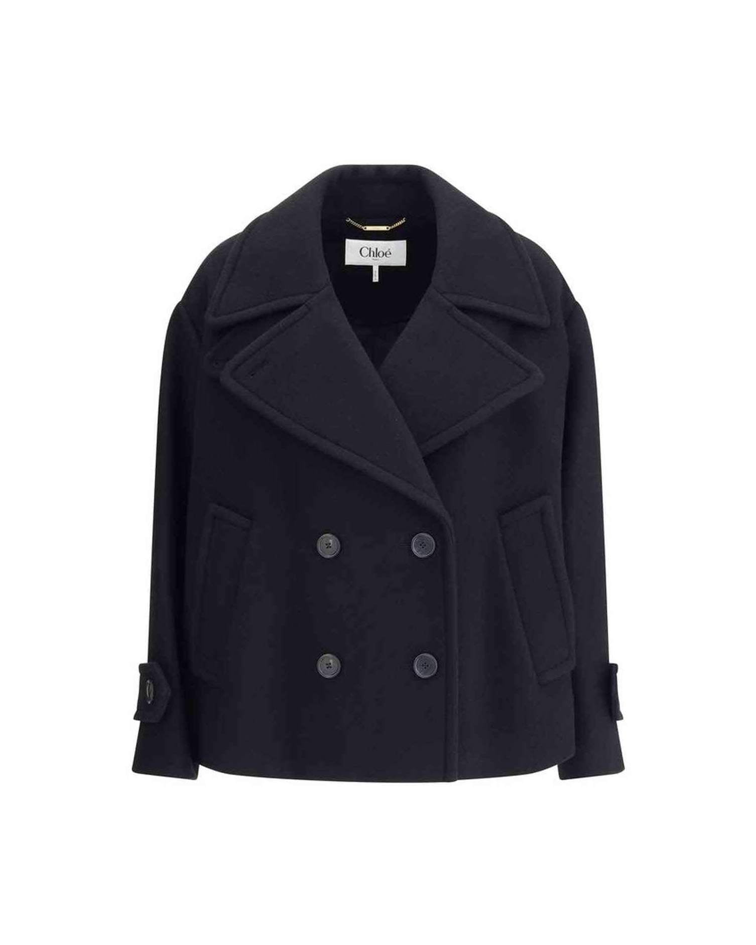 Chloé Oversize Short Coat Glam Steals