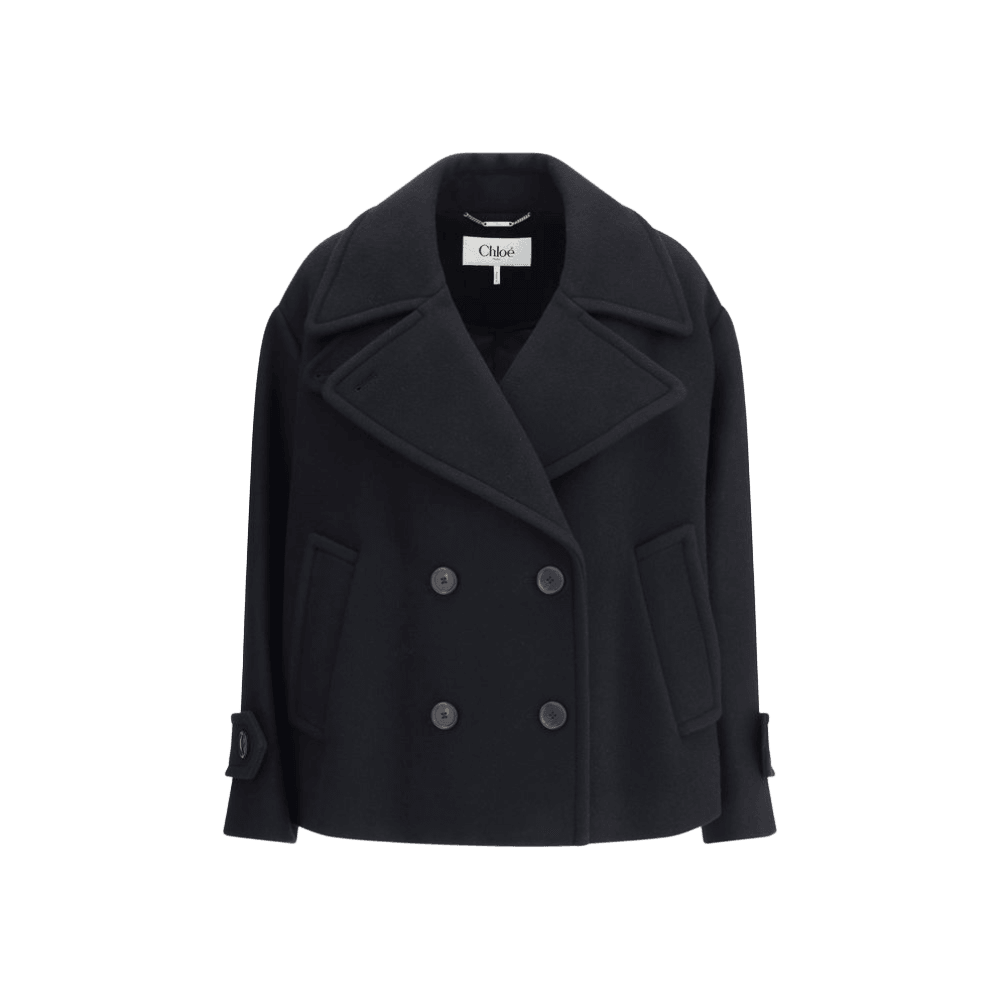 Chloé Oversize Short Coat Glam Steals