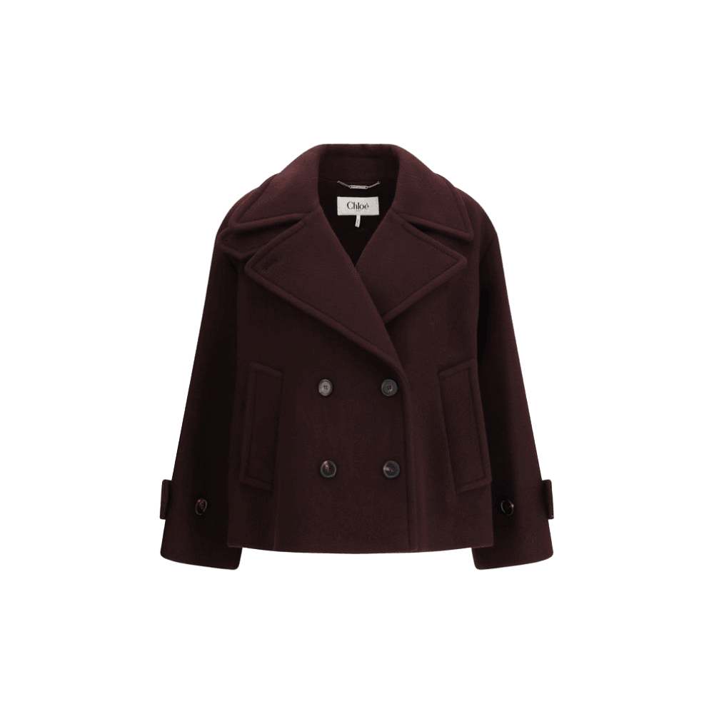 Chloé Oversized Double-Breasted Coat Glam Steals