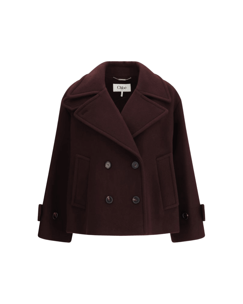 Chloé Oversized Double-Breasted Coat Glam Steals