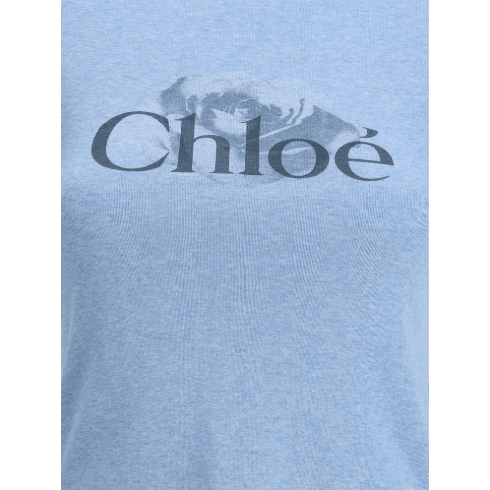 Chloé Printed Logo T-shirt Glam Steals