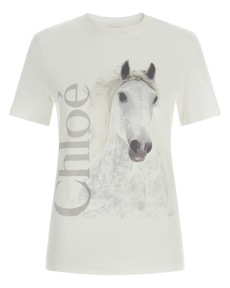 Chloé Printed T-shirt Glam Steals