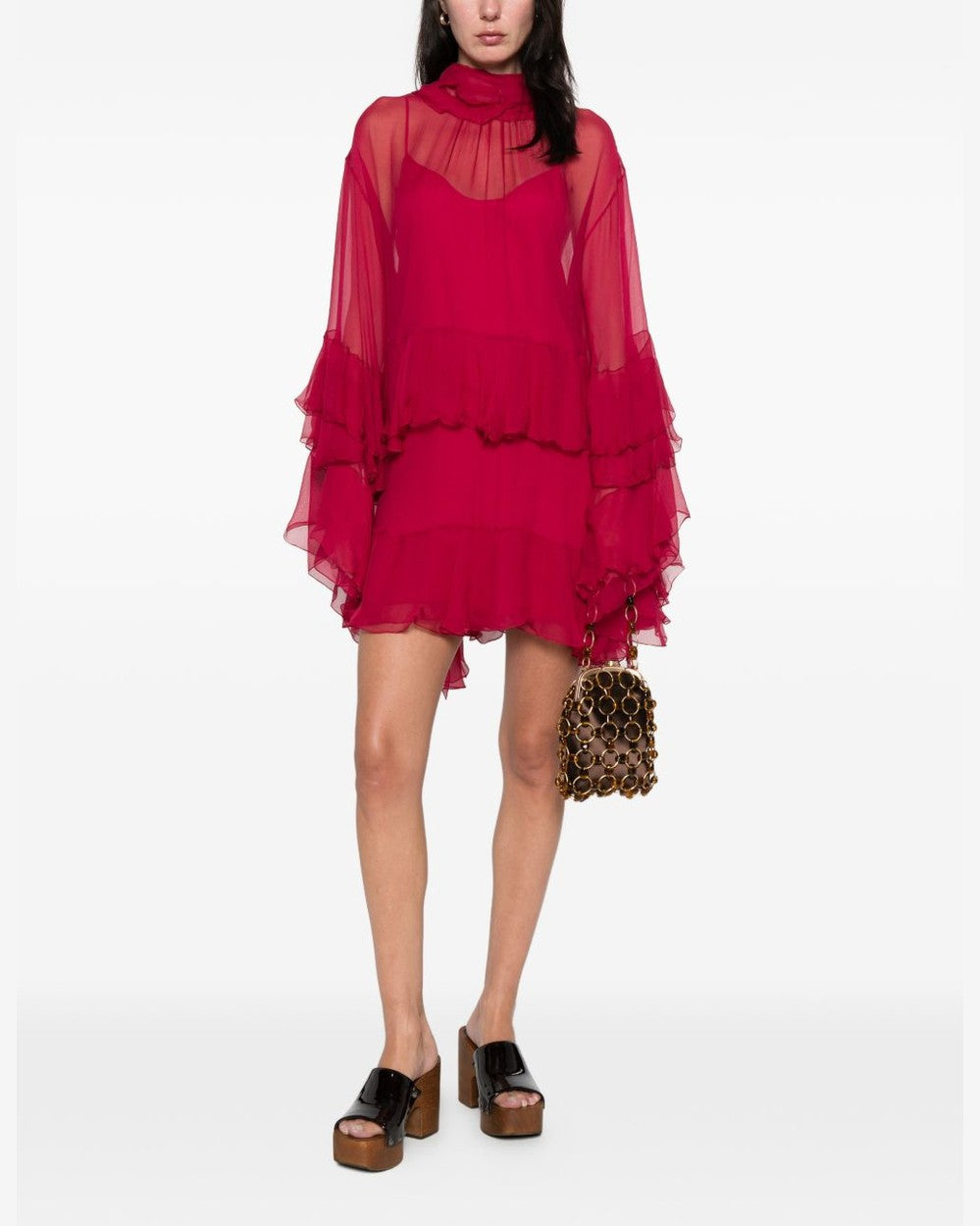 Chloé Red Dress Glam Steals