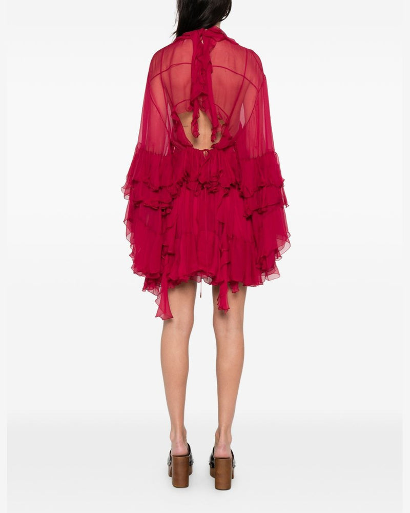 Chloé Red Dress Glam Steals