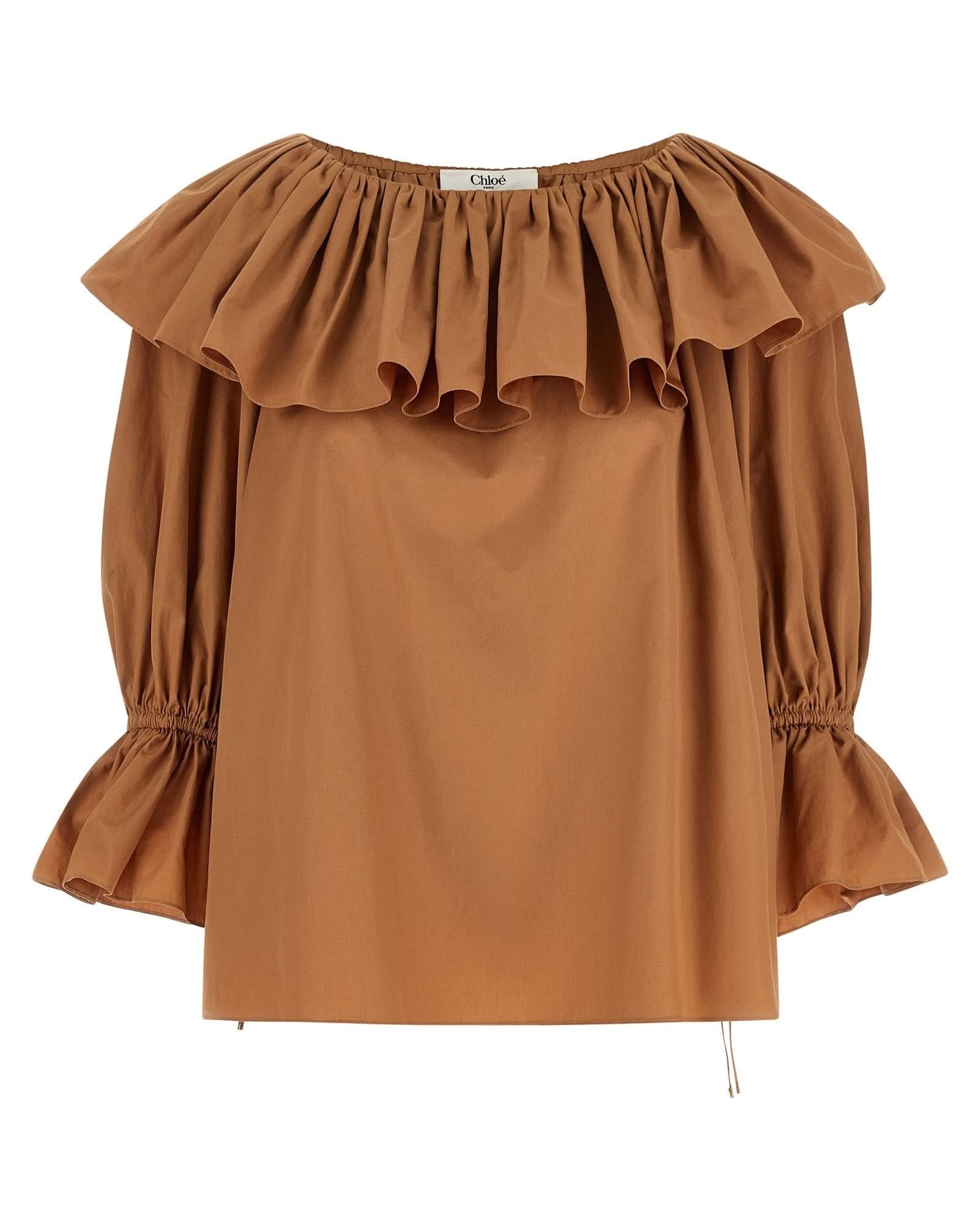 Chloé Ruffle Blouse Glam Steals