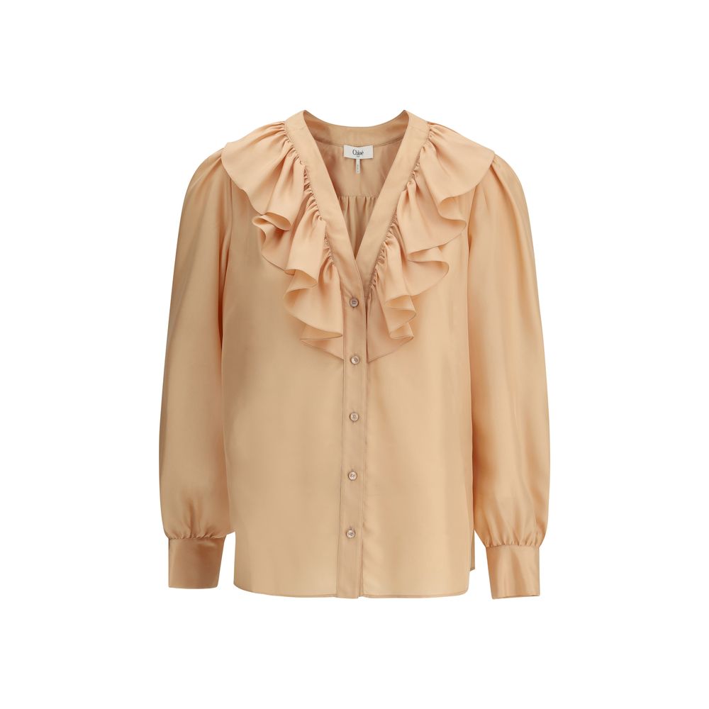 Chloé Ruffle Shirt Glam Steals