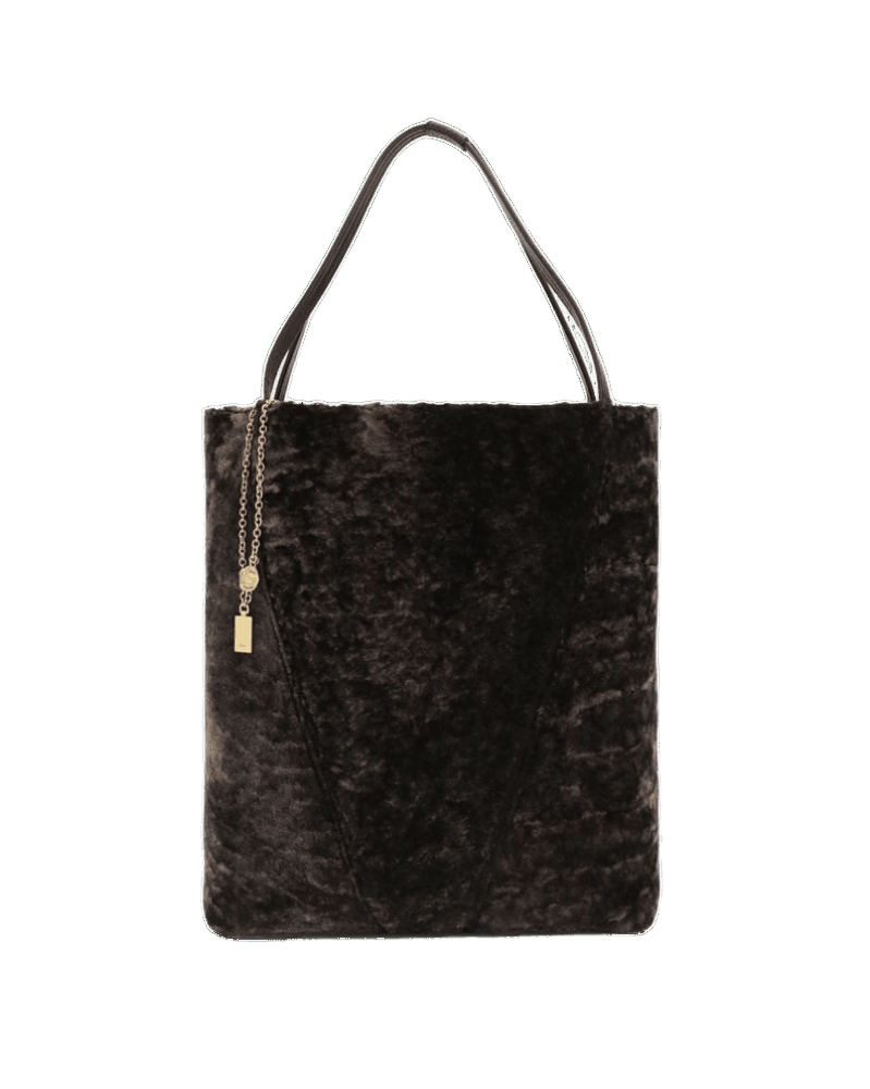 Chloé Shearling Large Spin Tote Bag Glam Steals