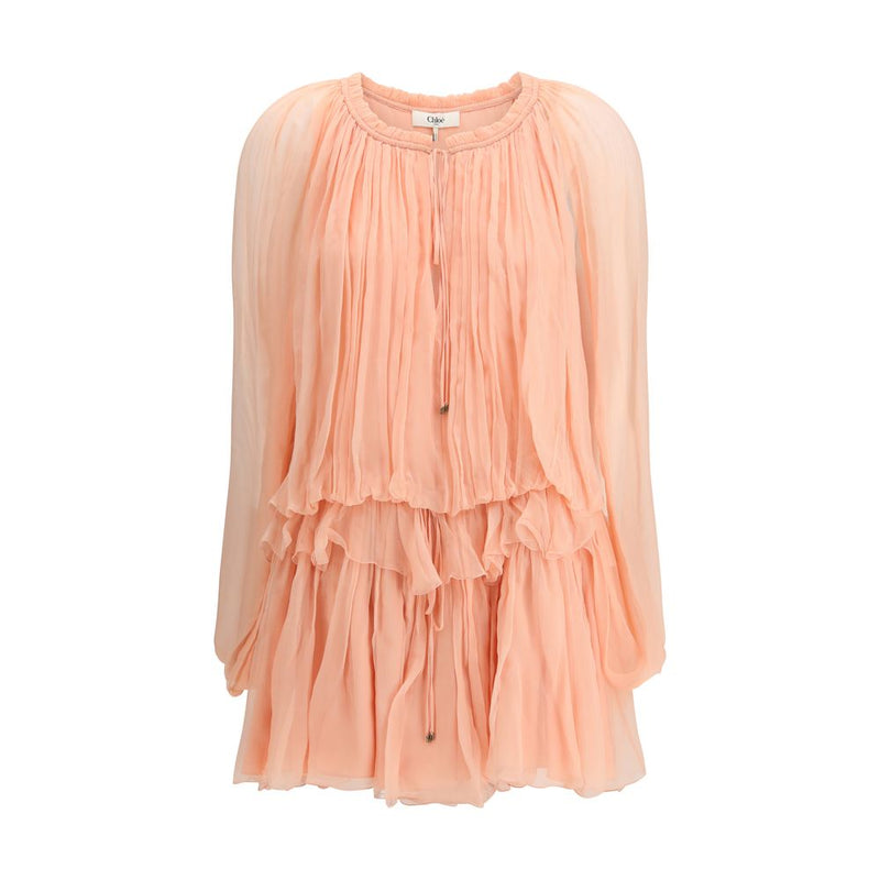Chloé Silk Casual Dress Glam Steals