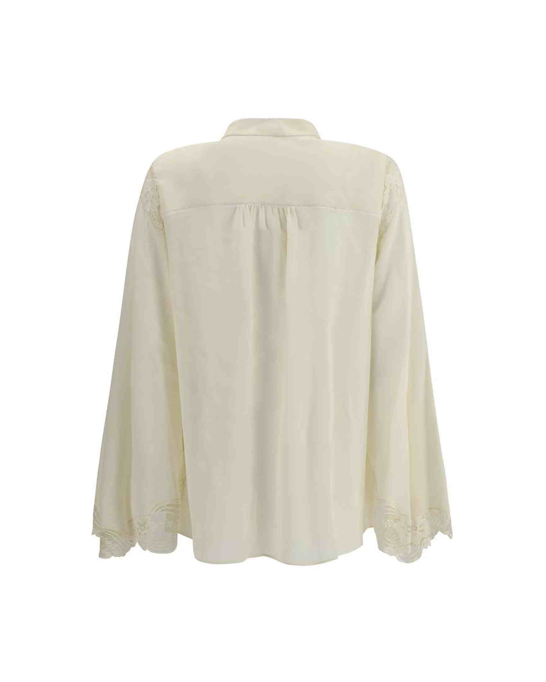 Chloé Silk Georgette And Lace Blouse Glam Steals