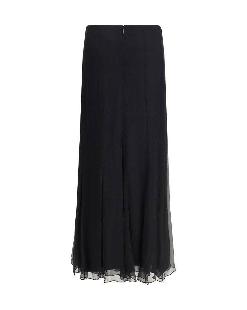 Chloé Silk Long Skirt Glam Steals