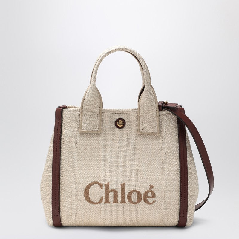 Chloé Small Carry Tote Bag in Sand Colour Glam Steals